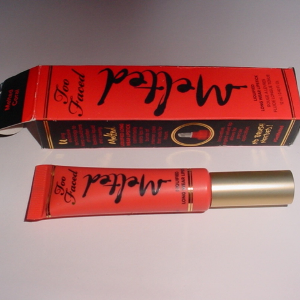 TOO FACED NIB Long Wear Lipstick MELTED CORAL